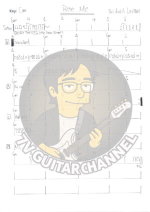 Bite Me - Avril Lavigne 吉他譜 PDF 下載