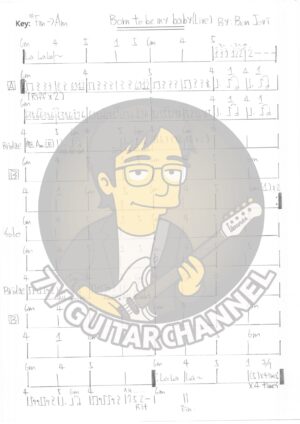 Born To Be My Baby - Bon Jovi 吉他譜 PDF 下載