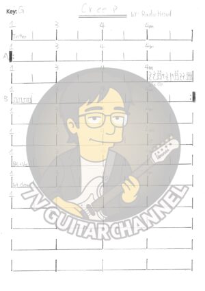 Creep - Radio Head 吉他譜 PDF 下載