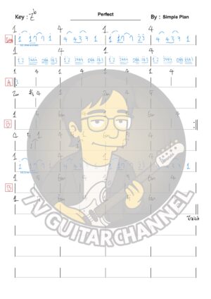 Perfect - Simple Plan 吉他譜 PDF 下載